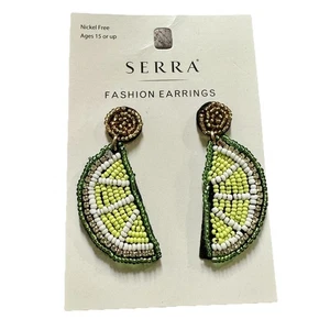 Lime Wedge Earrings - Cinco de Mayo, Beach, Margaritas Earrings - Picture 1 of 2