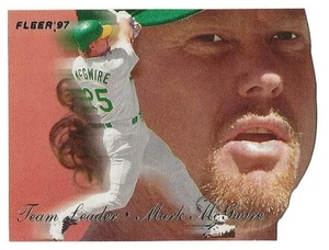 1997 Fleer Team Leader #11 Mark McGwire Oakland Athletics BV $4 Insert - Bild 1 von 1