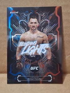 2025 MICHAEL CHANDLER TOPPS FINEST BLINDING LIGHTS UFC CARD #BL-6 CASE HIT - Bild 1 von 2