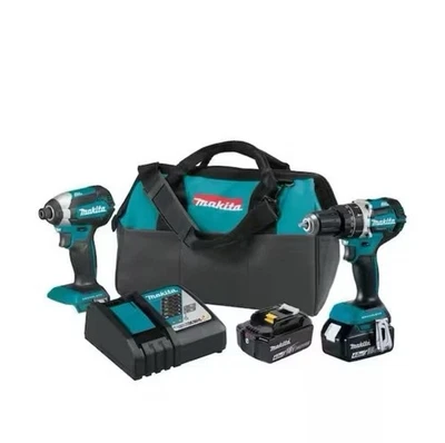 Makita XT269M 18V LXT Brushless Hammer Drill Impact Driver 2-Tool Combo Kit - Image 1 of 2