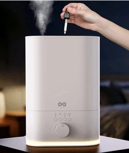 6L White Large Room Humidifier | Top Fill / Handle | High Mist | 60HR Runtime - Picture 1 of 6
