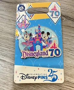 Disneyland 70th anniversary Mickey & Minnie pin - Picture 1 of 1