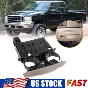 For 1999-2004 Ford Super Duty F250 F350 F450 F550 Dash Cup Holder Parchment Tan - Picture 1 of 10