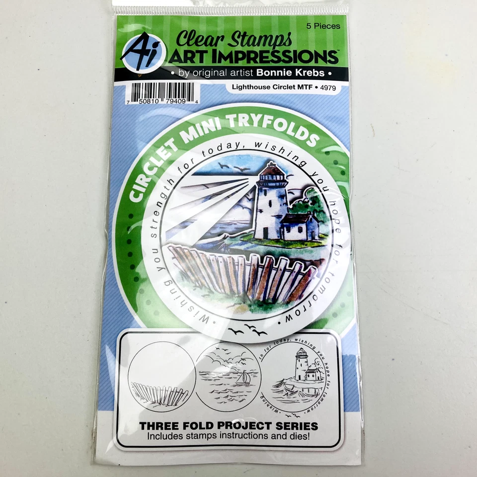 艺术印象各种透明邮票、圆圈迷你折页、模具等 全新 — 第 1/1 张图片