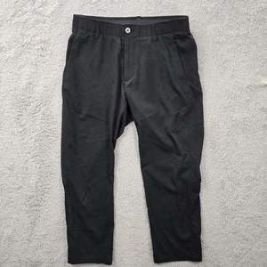 Under Armour Men's The Showdown Black Active Golf Pants Size 32 x 26 - Picture 1 of 11