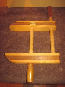 Craftsman Klemme aus Nussbaum und Ahorn S/N 08778, sehr guter Zustand - Bild 1 von 6