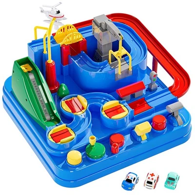 Coche de carreras educativo juguetes coches de rescate de ciudad para niños de 2 a 8 años Foto 1 de 4