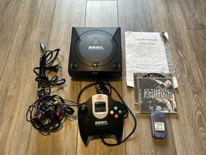 Sega Dreamcast Console Bundle w/ Controllers, VMU, Game Lot, Tested Black - Picture 1 of 5