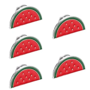 5 Pcs Palestine Pin Watermelon Badge Cute Fruit Brooch Miss - Picture 1 of 18