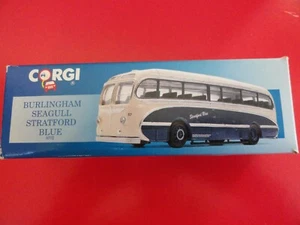Corgi Burlingham Seagull Stratford Blue Bus 97122 New Old Stock Boxed - Bild 1 von 12