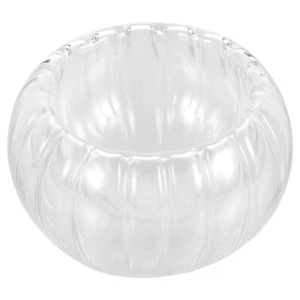 Round Glass Votive Candle Holders Clear Glass Tealight Candle Holder - Picture 1 of 12