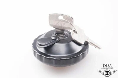 30 mm Tankdeckel schwarz abschließbar Hercules Prima 2 3 4 5 Mofa Moped für Puch - Bild 1 von 3