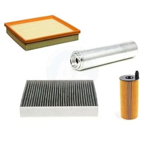 PER BMW SERIE 1 3 4 ARIA OLIO DIESEL CARBURANTE FILTRI ANTIPOLLINE KIT SERVIZI - Foto 1 di 2