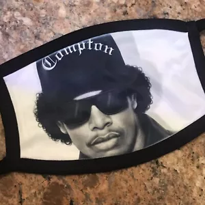 Eazy-E Face Mask Compton Locs Sunglasses Reusable Washable Double Layer - Picture 1 of 2