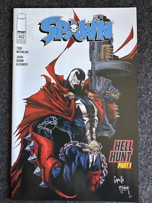 SPAWN ISSUE #302  ***HELL HUNT Pt1*** GRADE NM+ - Image 1 of 4