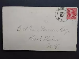 New York: Sprout Brook 1902 Cover, DPO Montgomery Co - Picture 1 of 2