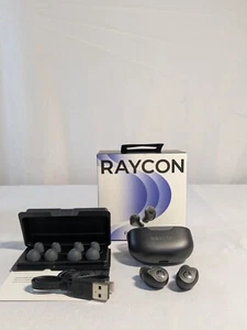 Raycon Everyday RBE726 Black Bluetooth Active Noise Cancellation Earbuds - Zdjęcie 1 z 12