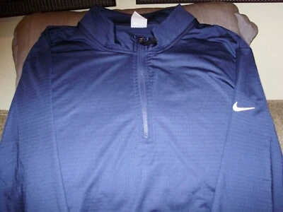 Nike Dri-Fit Victory FD5837-410 Navy Blue 1/4 Zip Golf Training Jacket Men's XL - Image 1 of 4