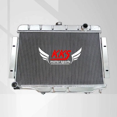 KKS583 Polished 3 Row Aluminum Radiator For 1970-1986 JEEP CJ5 CJ6 CJ7 Scrambler — 第 1/4 张图片