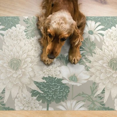 Hunde Katzen Napfunterlage Fressnapf Matte für Schüssel Frühlings-Gänseblümchen - Bild 1 von 4