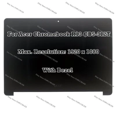 Acer Chromebook R13 CB5-312T CB5-312T-K5X4 13.3" FHD LCD Touch Screen Assembly - Image 1 of 4