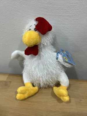 Webkinz/GANZ HM205 CHICKEN WHITE NEW PLUSH TOY~UNUSED CODE   - Image 1 of 4