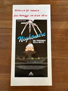 108S LOCANDINA,NIGHTMARE DAL PROFONDO DELLA NOTTE ,Wes Craven Halloween 1984 - Foto 1 di 1