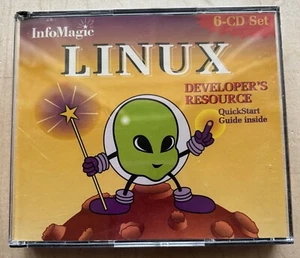 Linux Developer's Resource Infomagic ALIEN 6 CD Set Red Hat Slackware Kernel - Picture 1 of 5