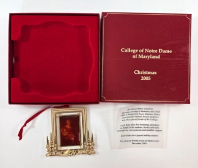 Colegio de Notre Dame de Maryland adorno de Navidad 2005 Noyes Alumnae House Foto 1 de 4