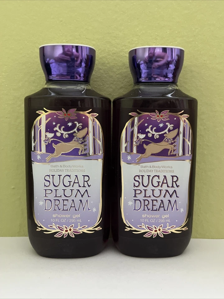 3 Bath & Body Works Sugar Plum Dream Shower GEL 10 FL Oz Each