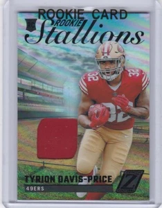2022 ZENITH TYRION DAVIS-PRICE #RS-TDP ROOKIE STALLIONS RELIC/JERSEY RC 49ers - Picture 1 of 2