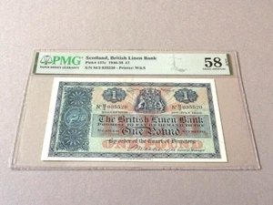Scotland P-157c 1 Pound 1949 PMG 58 EPQ - Picture 1 of 4