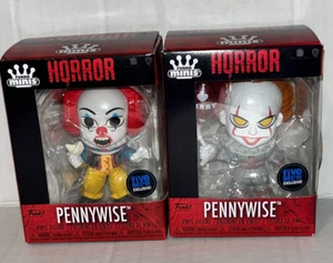 Funko Minis Horror IT Pennywise Clown Pennywise Derry 5 Below Exclusive Lot Of 2 - Bild 1 von 5