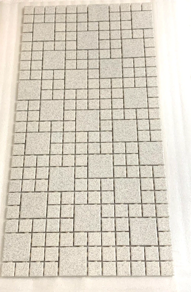 New Daltile Mosaic Keystone 12" x 24" Floor Tile White/Black Speckled *120sqft* - Image 1 of 4