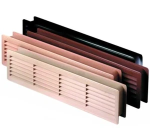 120x440mm Internal Door Plastic Ventilation Grille Air Vent Various Colorus - Picture 1 of 33