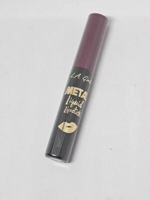 LA L.A. Lápiz labial líquido metálico cremoso tono de labios para niñas GML867 prisma Foto 1 de 3
