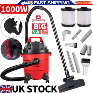 3in1 Vacuum Cleaner Wet and Dry Bagless 15L Cylinder Powerful Compact Cleaning - Picture 1 of 13