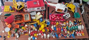 Very large job lot PLAYMOBIL   some vehicles have parts missing - Picture 1 of 12