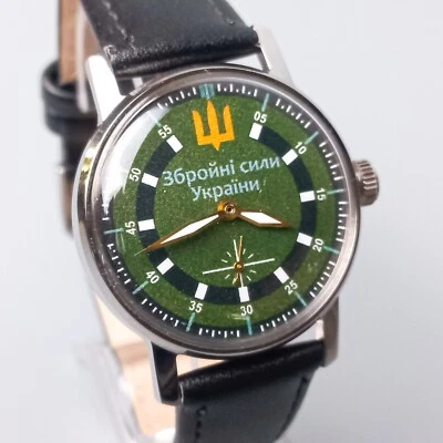 Reloj Pulsera Pobeda Vintage URSS Soviético Mecánico Hombre Reloj Reparado Foto 1 de 4