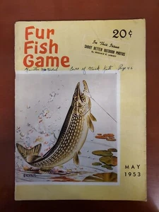 Vintage Fur Fish Game Hunting Magazine May 1953 - Picture 1 of 2