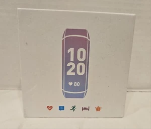 Bioband Smartwatch Braccialetto Intelligente Cardiofrequenzimetro Nero Testato Funzionante - Foto 1 di 15
