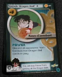 DBZ CCG Namek Dragon Ball 4 HOLO FOIL Limited Edition Rare #80 Trunks Saga - Picture 1 of 6