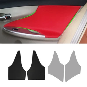 2/4*Front/Rear Door Handle Armrest Panel Leather Cover For Toyota Corolla 07-13 - Picture 1 of 16