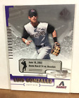 Luis Gonzalez 2004 SP Authentic Game Dated #75 (#1/1) June 18, 2003 Home Run #14