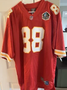 Tony Gonzalez Kansas City Chiefs Jersey Pro Line Hall Of Fame Patch Size XL Nwt - Picture 1 of 5