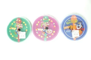Kellogg's Frosted Flakes Tony Tiger Froot Loops Travel Packable Bowls Spoons Lid - Picture 1 of 8