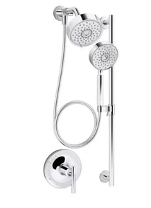 Kohler K-22181-CP Puristisches druckausgeglichenes Duschsystem mit Duschkopf Handbrause - Bild 1 von 7