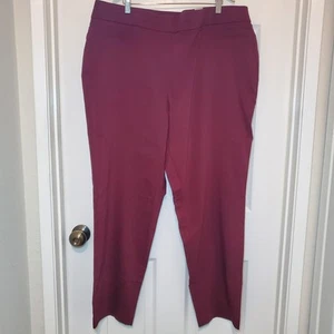 Jm Collection Womens Tummy-Control Cambridge Slim-Leg Pull-on Pants 3X NWT - Picture 1 of 8