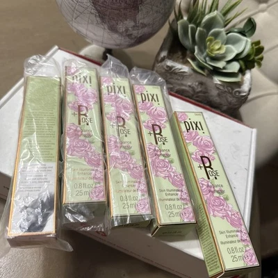 5 Pixi + Rose Radiance Perfector Skin Illuminating Enhancer Pink Pearl .8oz - K4 - Image 1 of 4