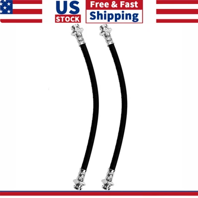 2x Rear Brake Hose Brake Line For 1989 1990 1991 1992 - 1998 Chevrolet Tracker - Image 1 of 4
